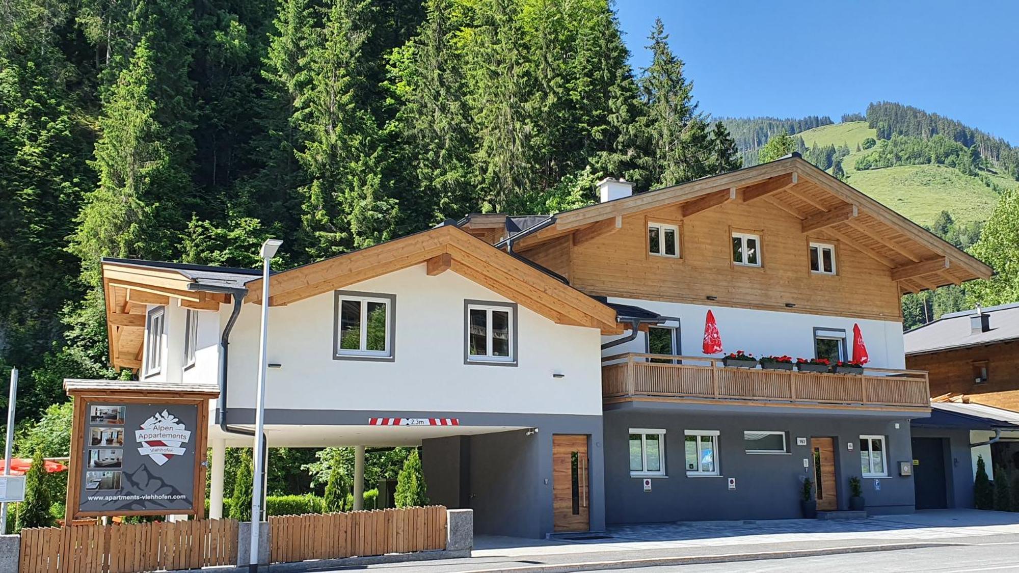 Alpen Appartements Viehhofen - Incl Sommercard Zell Am See Вихофен Екстериор снимка