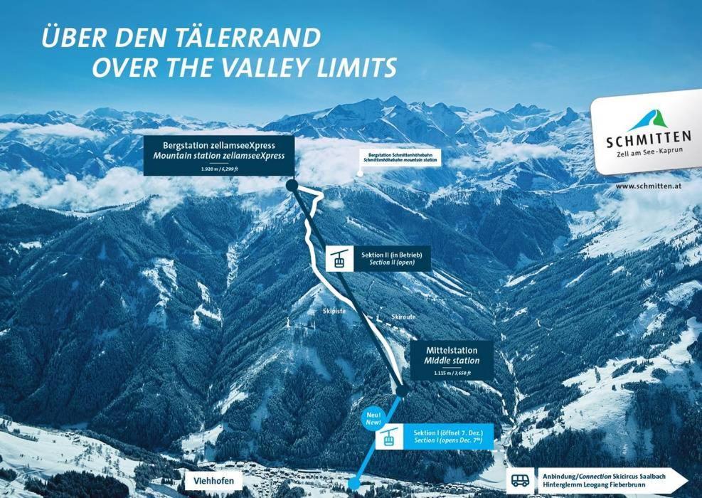 Alpen Appartements Viehhofen - Incl Sommercard Zell Am See Вихофен Екстериор снимка