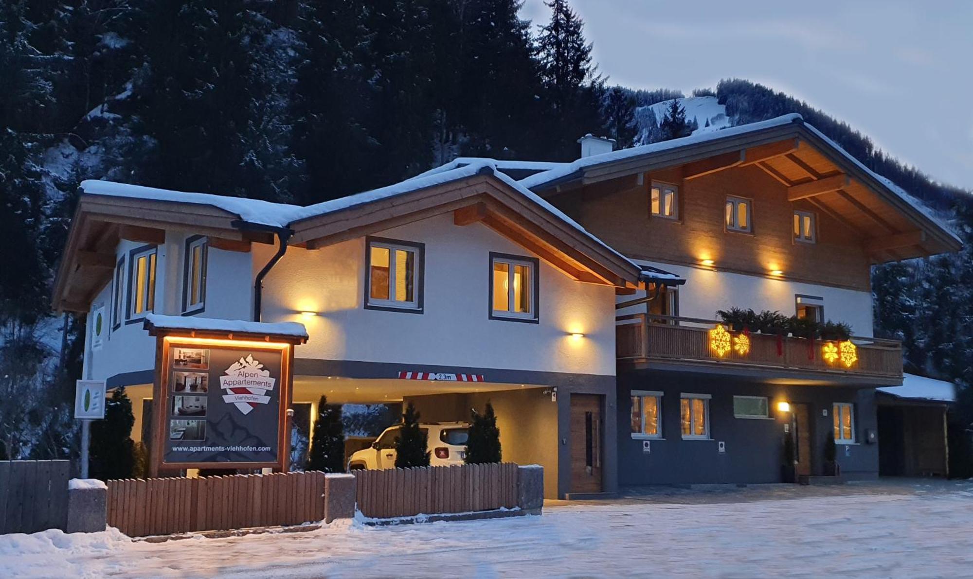 Alpen Appartements Viehhofen - Incl Sommercard Zell Am See Вихофен Екстериор снимка